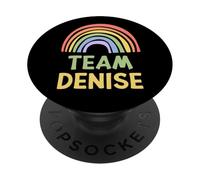Happy Colorful Team Denise Rainbow Pride Green Yellow PopSockets PopGrip Adesivo