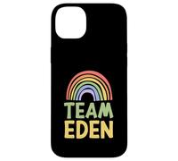 Happy Colorful Team Eden Rainbow Pride Green Yellow Custodia per iPhone 14 Plus