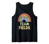 Happy Colorful Team Fields Rainbow Pride Green Yellow Canotta
