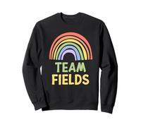 Happy Colorful Team Fields Rainbow Pride Green Yellow Felpa