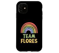 Happy Colorful Team Flores Rainbow Pride Green Yellow Custodia per iPhone 11