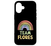 Happy Colorful Team Flores Rainbow Pride Green Yellow Custodia per iPhone 16