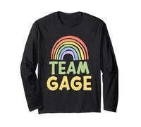 Happy Colorful Team Gage Rainbow Pride Green Yellow Maglia a Manica