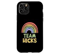 Happy Colorful Team Hicks Rainbow Pride Green Yellow Custodia per iPhone 11 Pro