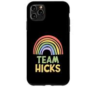 Happy Colorful Team Hicks Rainbow Pride Green Yellow Custodia per iPhone 11 Pro Max