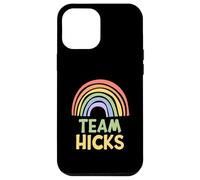 Happy Colorful Team Hicks Rainbow Pride Green Yellow Custodia per iPhone 12 Pro Max