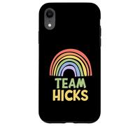 Happy Colorful Team Hicks Rainbow Pride Green Yellow Custodia per iPhone XR