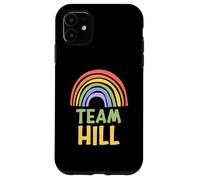 Happy Colorful Team Hill Rainbow Pride Green Yellow Custodia per iPhone 11