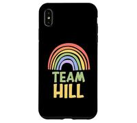 Happy Colorful Team Hill Rainbow Pride Green Yellow Custodia per iPhone XS Max