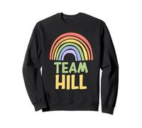 Happy Colorful Team Hill Rainbow Pride Green Yellow Felpa