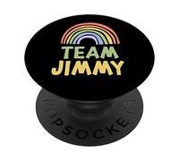 Happy Colorful Team Jimmy Rainbow Pride Green Yellow PopSockets PopGrip Adesivo
