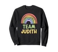 Happy Colorful Team Judith Rainbow Pride Green Yellow Felpa