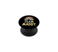 Happy Colorful Team Maddy Rainbow Pride Green Yellow PopSockets PopGrip Adesivo