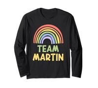 Happy Colorful Team Martin Rainbow Pride Green Yellow Maglia a Manica