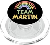 Happy Colorful Team Martin Rainbow Pride Green Yellow PopSockets PopGrip per MagSafe