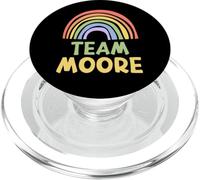 Happy Colorful Team Moore Rainbow Pride Green Yellow PopSockets PopGrip per MagSafe