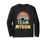 Happy Colorful Team Myron Rainbow Pride Green Yellow Maglia a Manica