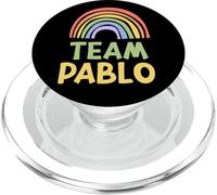 Happy Colorful Team Pablo Rainbow Pride Green Yellow PopSockets PopGrip per MagSafe