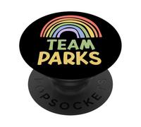 Happy Colorful Team Parks Rainbow Pride Green Yellow PopSockets PopGrip Adesivo