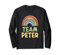 Happy Colorful Team Peter Rainbow Pride Green Yellow Maglia a Manica