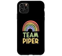 Happy Colorful Team Piper Rainbow Pride Green Yellow Custodia per iPhone 11 Pro Max