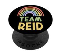 Happy Colorful Team Reid Rainbow Pride Green Yellow PopSockets PopGrip Adesivo