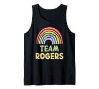 Happy Colorful Team Rogers Rainbow Pride Green Yellow Canotta