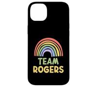 Happy Colorful Team Rogers Rainbow Pride Green Yellow Custodia per iPhone 14 Plus