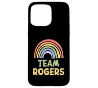Happy Colorful Team Rogers Rainbow Pride Green Yellow Custodia per iPhone 15 Pro Max