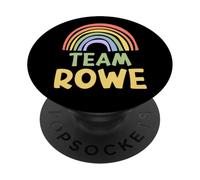Happy Colorful Team Rowe Rainbow Pride Green Yellow PopSockets PopGrip Adesivo