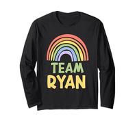Happy Colorful Team Ryan Rainbow Pride Green Yellow Maglia a Manica