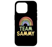 Happy Colorful Team Sammy Rainbow Pride Green Yellow Custodia per iPhone 16 Pro