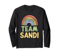 Happy Colorful Team Sandi Rainbow Pride Green Yellow Maglia a Manica