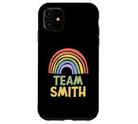 Happy Colorful Team Smith Rainbow Pride Green Yellow Custodia per iPhone 11