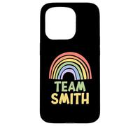 Happy Colorful Team Smith Rainbow Pride Green Yellow Custodia per iPhone 15 Pro