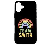 Happy Colorful Team Smith Rainbow Pride Green Yellow Custodia per iPhone 16 Plus