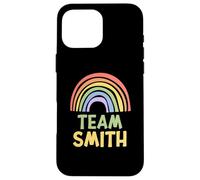 Happy Colorful Team Smith Rainbow Pride Green Yellow Custodia per iPhone 16 Pro Max