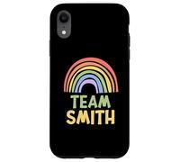 Happy Colorful Team Smith Rainbow Pride Green Yellow Custodia per iPhone XR