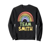 Happy Colorful Team Smith Rainbow Pride Green Yellow Felpa