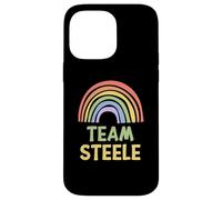 Happy Colorful Team Steele Rainbow Pride Green Yellow Custodia per iPhone 14 Pro Max
