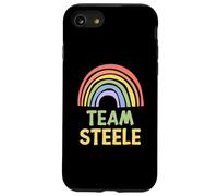 Happy Colorful Team Steele Rainbow Pride Green Yellow Custodia per iPhone SE (2020) / 7/8