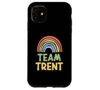 Happy Colorful Team Trent Rainbow Pride Green Yellow Custodia per iPhone 11