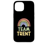 Happy Colorful Team Trent Rainbow Pride Green Yellow Custodia per iPhone 15