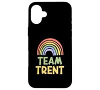 Happy Colorful Team Trent Rainbow Pride Green Yellow Custodia per iPhone 16 Plus