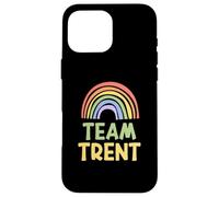 Happy Colorful Team Trent Rainbow Pride Green Yellow Custodia per iPhone 16 Pro Max