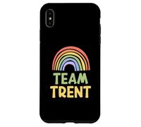 Happy Colorful Team Trent Rainbow Pride Green Yellow Custodia per iPhone XS Max