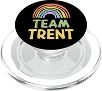 Happy Colorful Team Trent Rainbow Pride Green Yellow PopSockets PopGrip per MagSafe