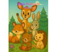 Happy Coloring Kids - Mein Malbuch: Waldtiere