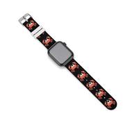 Happy Crabs - Cinturino di ricambio per orologio sportivo in silicone, compatibile con Apple Watch, 42mm/44mm, Acciaio inossidabile, Ametista
