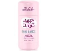 HAPPY CURVES Deodorante tutto il corpo per le donne - senza alluminio - invisibile strato di protezione integrale per tutto il corpo solo per il controllo degli odori, pelle sensibile e parti private